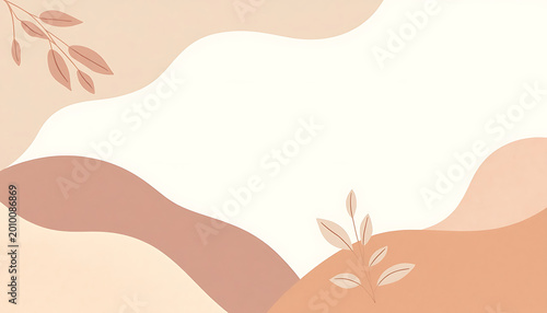 abstract morandi color background with soft organic shapes, pastel muted tones