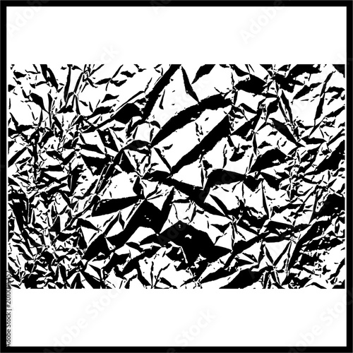 alumunium foil vector texture