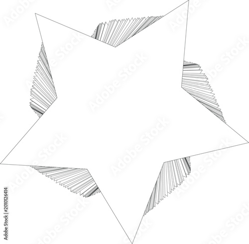 Vector illustration of an origami paper plane and bird icons designed as a flat 3D business concept symbol 