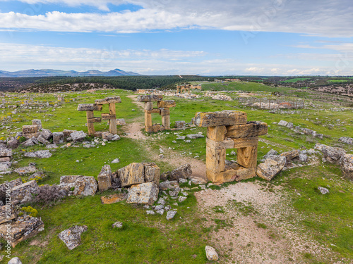 Fotografie Ancient Ruins of Blaundus in Uşak, Turkey – Historic City of Anatolia