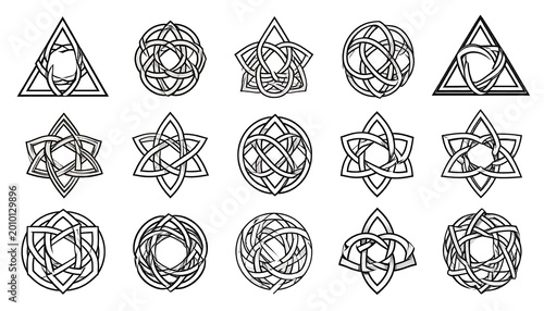 Celtic Knot Illustrations.