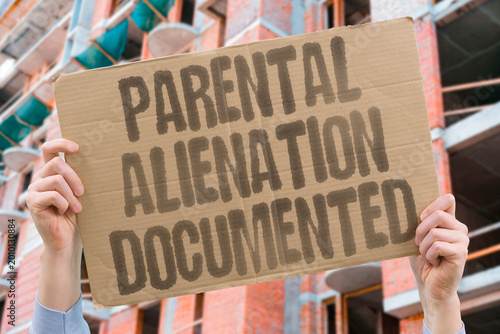 Tableau sur toile "Parental Alienation Documented" Courts increasingly recognize parental alienation syndrome as a documented form of psychological child abuse