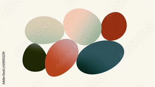 colorful easter eggs