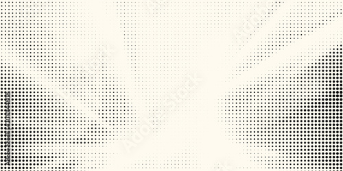 Halftone dots lightning explosion pop art comic background. Vector Illustration%09