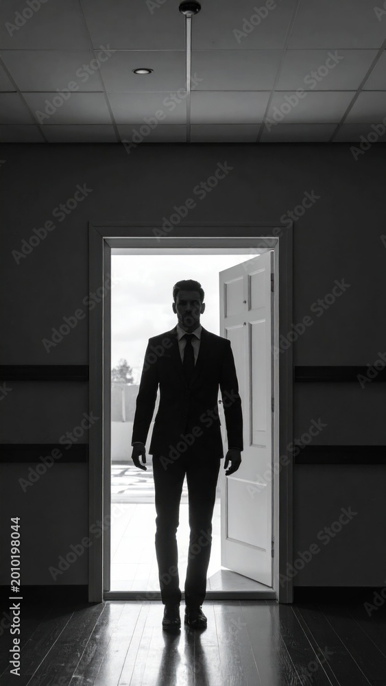 Fototapeta premium Man silhouette