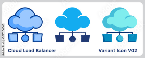 Obraz na płótnie Cloud Load Balancer