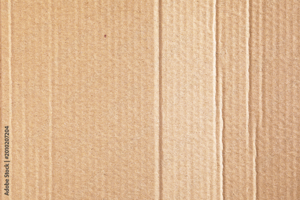 Fototapeta premium Creased carton corrugate box paper texture