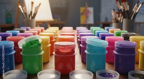 Art Studio Paint Pots Collection