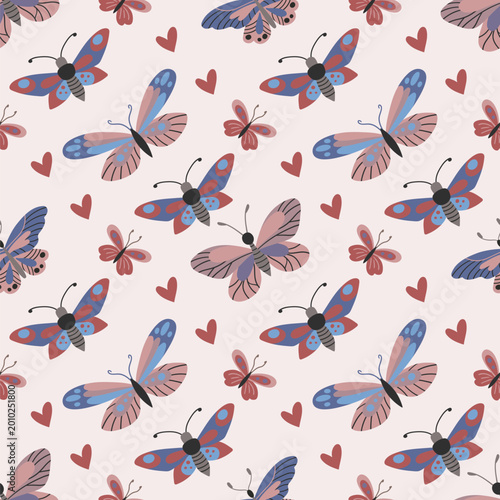 Seamless pattern. Spring print perfect for children's textile design, decor