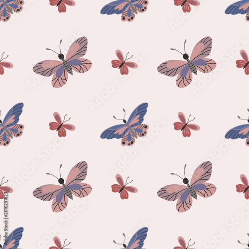 Seamless pattern. Spring print perfect for children's textile design, decor
