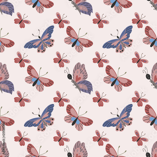 Seamless pattern. Spring print perfect for children's textile design, decor