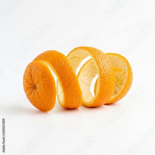 oranges on a white background
