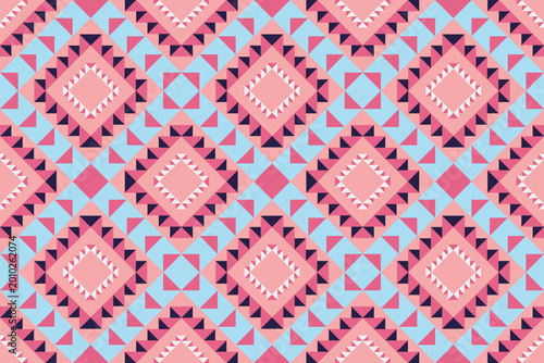 Modern Geometric Scallop Pattern, Art Deco Purple Fan Motif, Seamless Luxury Ornament Design, CMYK