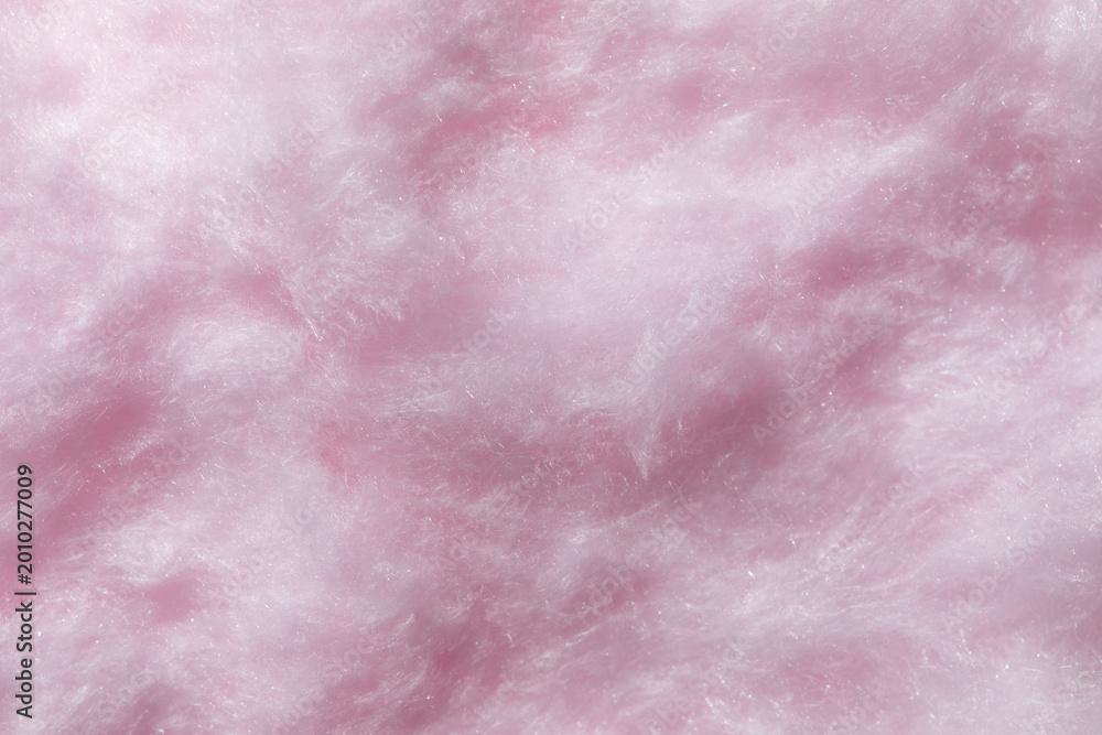 Fototapeta premium Pink cotton candy abstract background, sweet candyfloss pastel texture for party and festive summer design.