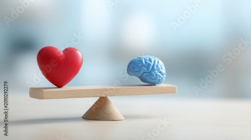 Heart and Brain Balanced on a Seesaw