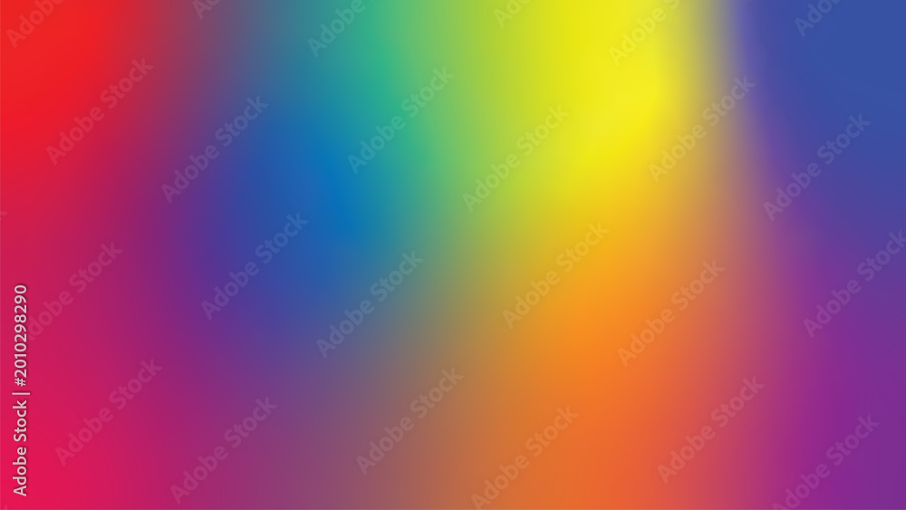 Obraz premium Bright And Vibrant Rainbow Gradient Background With Smooth Color Transitions