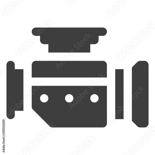 Εκτύπωση καμβά Motorcycle carburetor icon