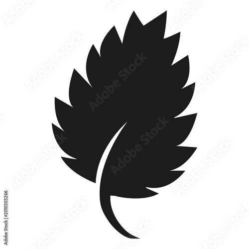 Tablou pe pânză Serrate leaf icon