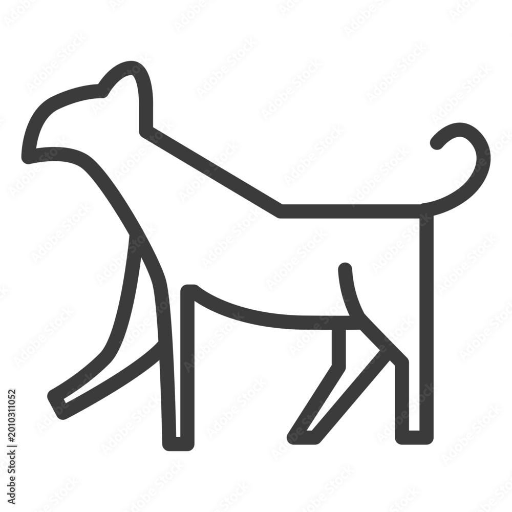 Fotografi Animal dog cat divinity stroke