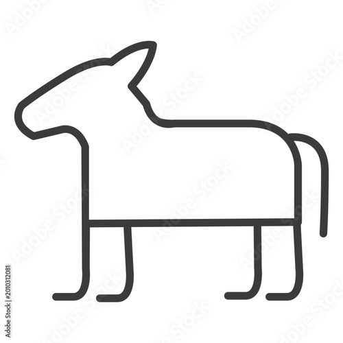 Фотография Horse donkey divinity stroke