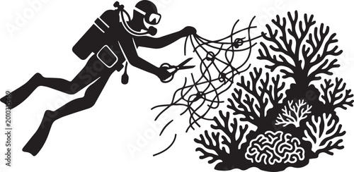 Bild auf Leinwand Albatross Ingested Plastic Bird Pollution Silhouettes