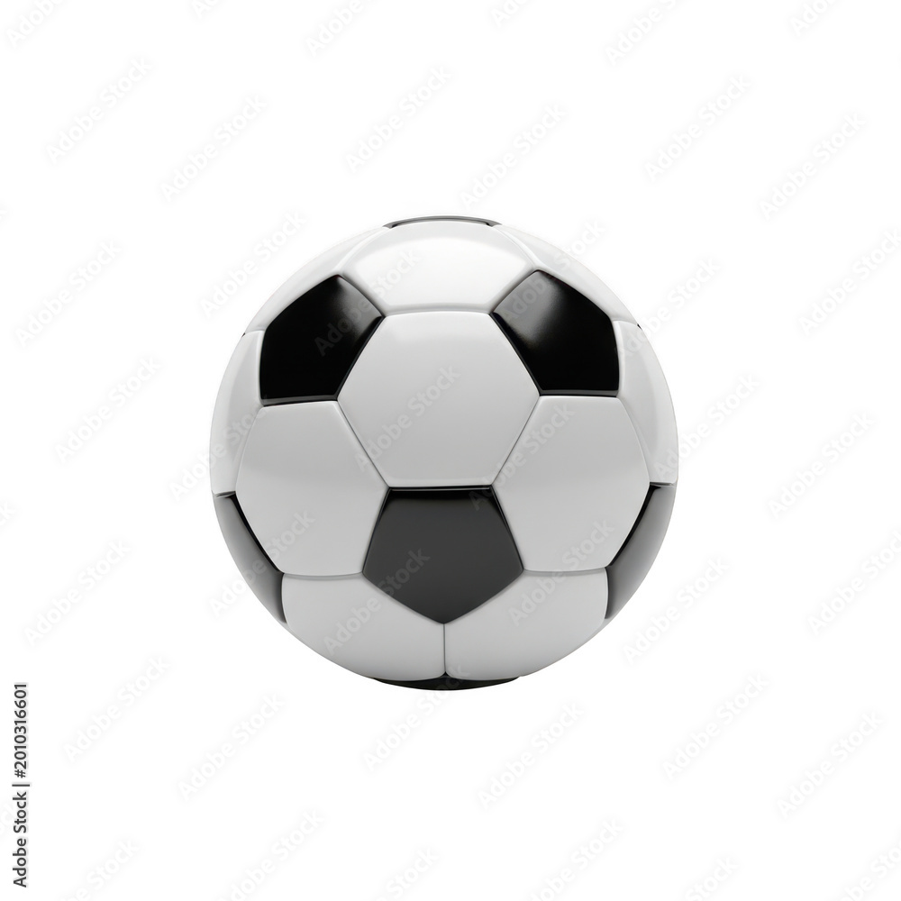 Fototapeta premium Soccer ball isolated on transparent background