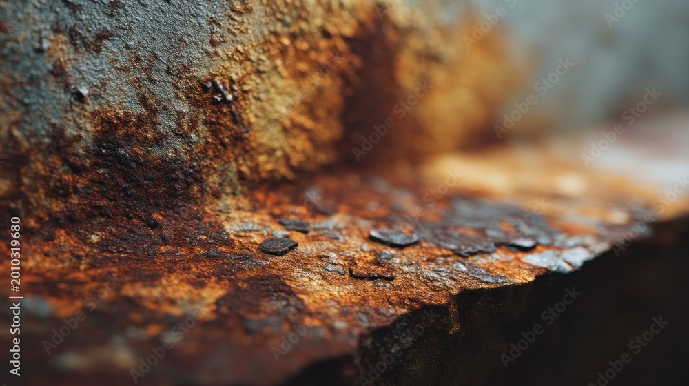 Fototapeta premium Rusty metal texture closeup