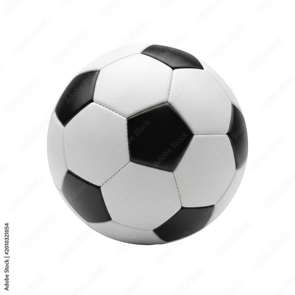 Fototapeta premium Soccer ball isolated on transparent background