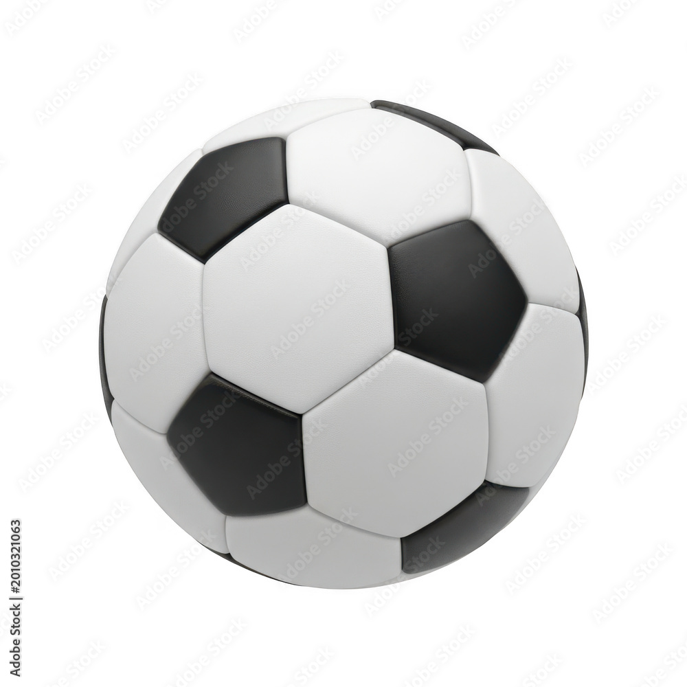 Fototapeta premium Soccer ball isolated on transparent background