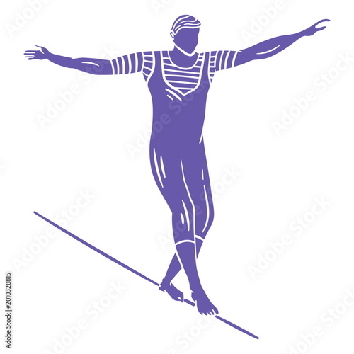 Foto Equilibrist performing