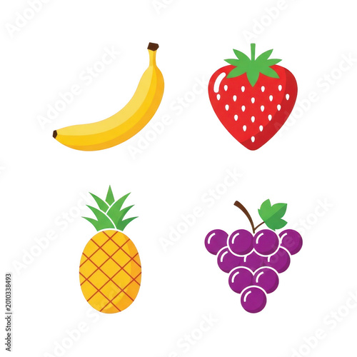 Fruit isolated on transparent background