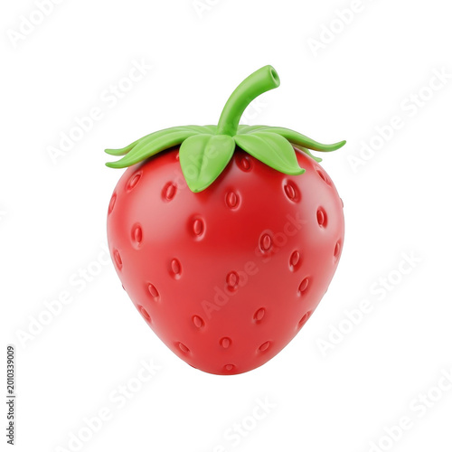 Strawberry isolated on transparent background