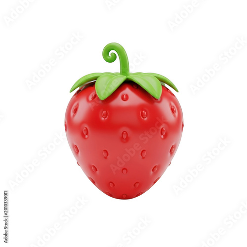 Strawberry isolated on transparent background