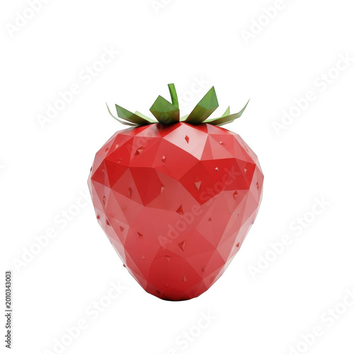 Strawberry isolated on transparent background
