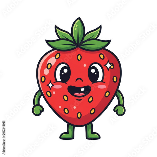 Strawberry isolated on transparent background