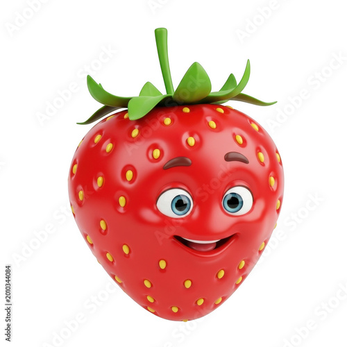 Strawberry isolated on transparent background