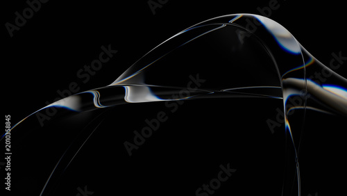 3d Abstract black glass background Illustration. 3d rendering illustration not AI