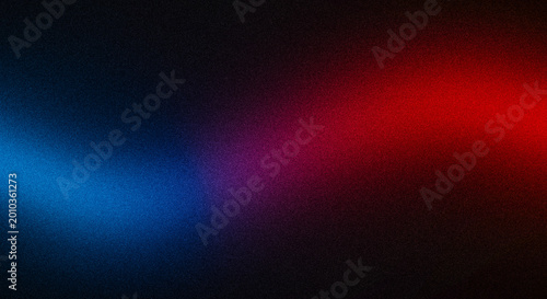 Foto Abstract background with blue and red light gradient on dark textured surface