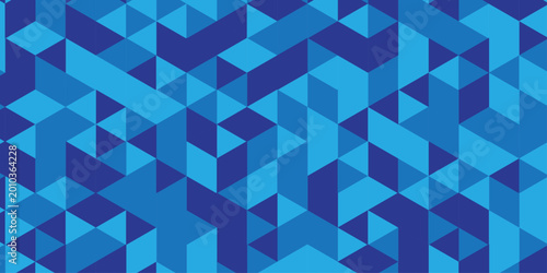 Obraz na płótnie Triangle Vector Abstract Geometric Technology seamless pattern Background