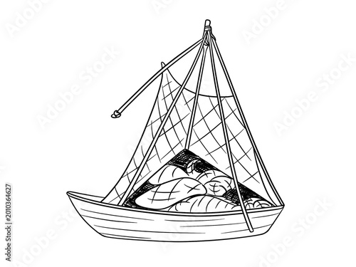 sketch of a ship
