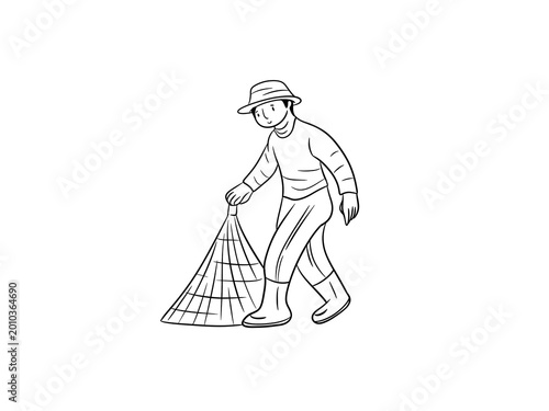 vector illustration of a woman