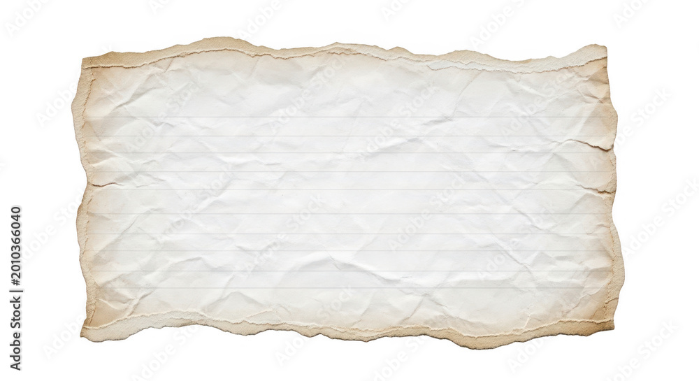 Obraz premium Old parchment paper with aged edges and creases