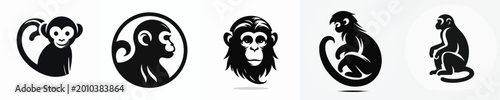Photography Monkey Silhouette Vector Illustration