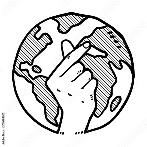 Environment Day Hand Drawn