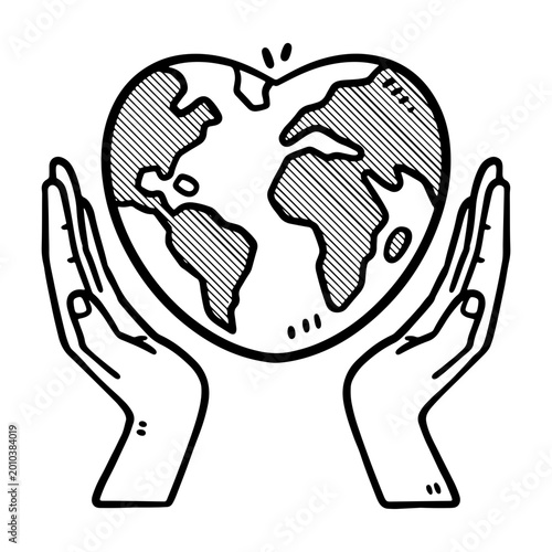 Environment Day Hand Drawn