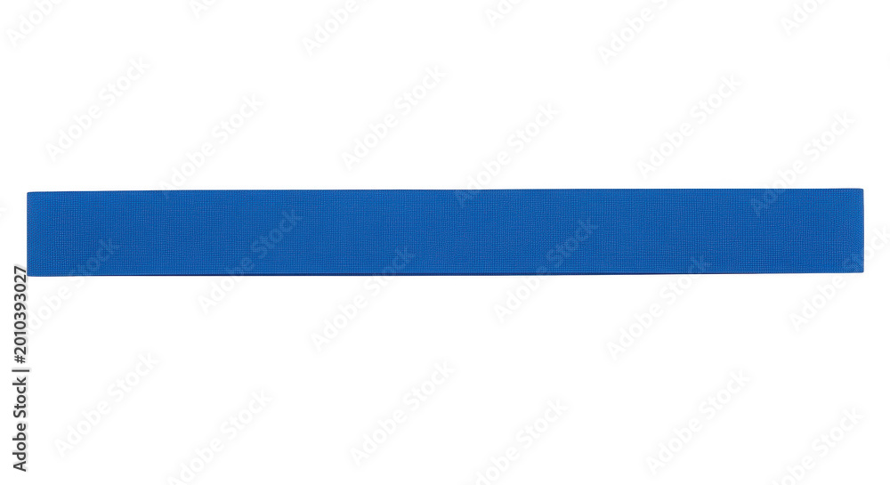Fototapeta premium Solid blue horizontal bar in clean design style