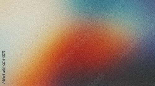 Foto Vibrant gradient background with orange blue and red hues blended together smoot