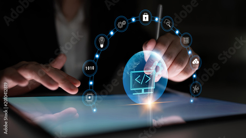 Fotografie Global software development and coding solutions