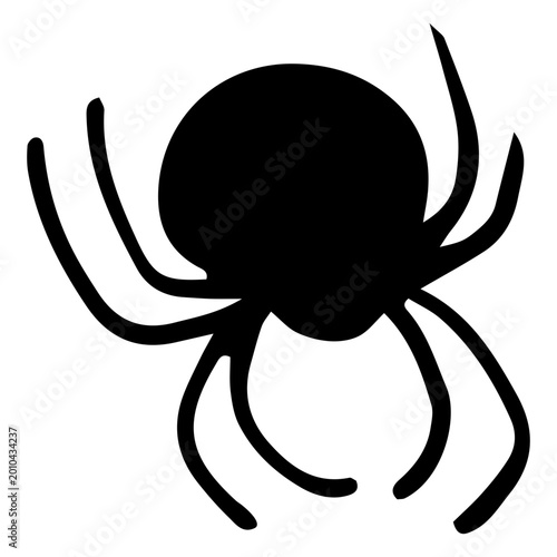 Obraz na plátně Spider silhouette design