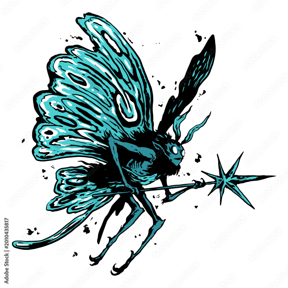 Fototapeta premium Male winter fairy